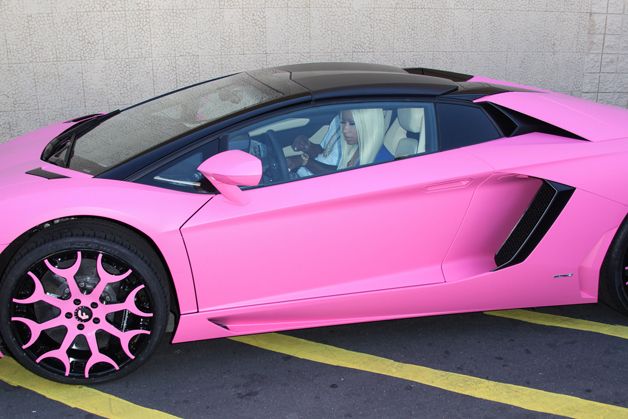 Nicki Minaj Pink Lamborghini Aventador | Pink lamborghini, Pink car, Top  cars