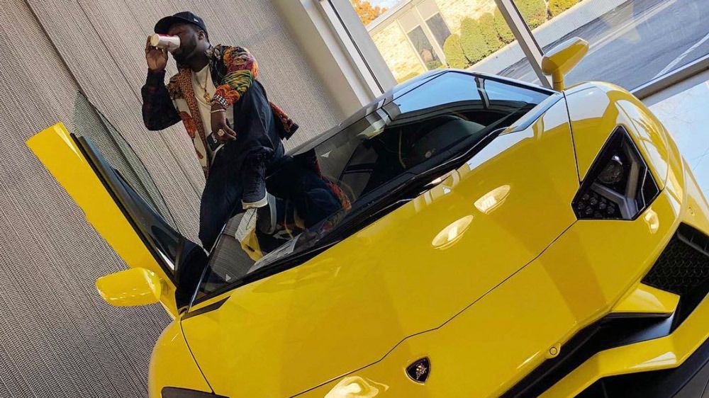 50 Cent and his new Lamborghini Aventador S. | #boss #luxury #celebroty  #sports #cars #yellow #lamborghini #aventador #50cent | Cool cars, Lambo,  Cars