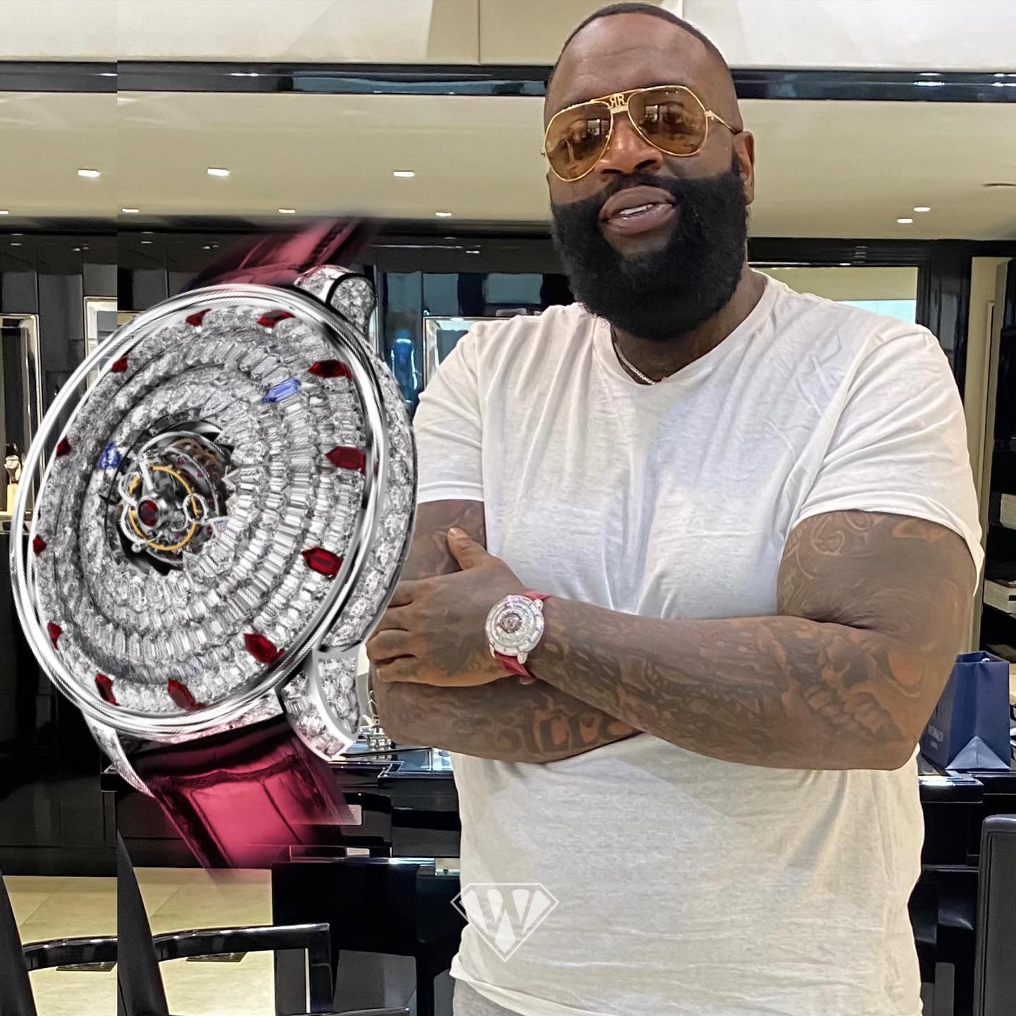 Rick Ross - Jacob and Co. 'Mystery Tourbillon' - Superwatchman.co