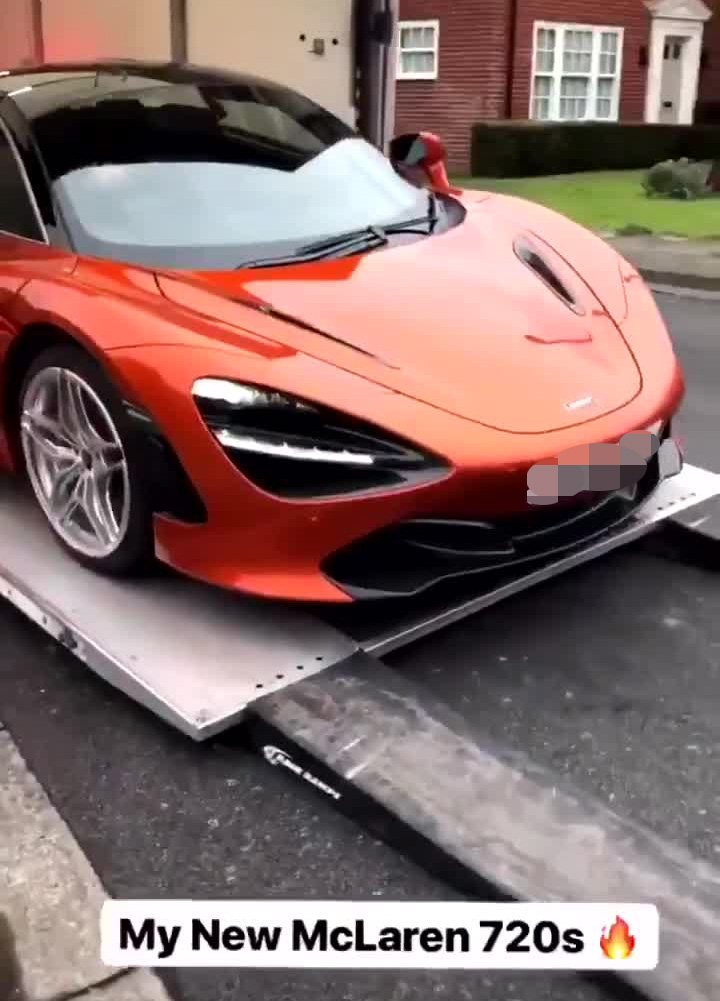 In 2019, Eubank Jr took delivery of an amazing McLaren 720s